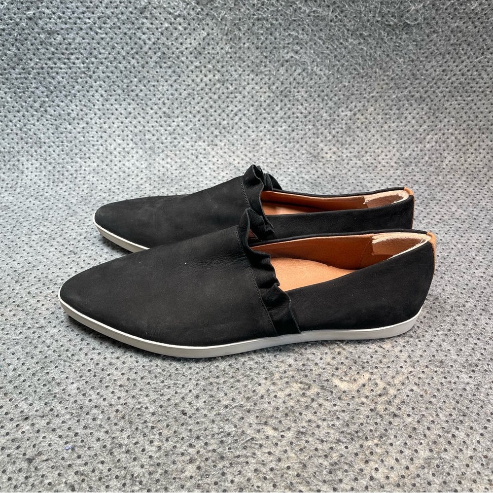Gentle Souls Avery Black Ruffle Shoes Size 8.5 Women’s